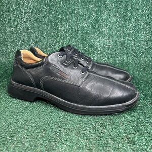 ECCO Fusion Light Shoes Black Leather Oxfords Size US 10-10.5/ EU 44